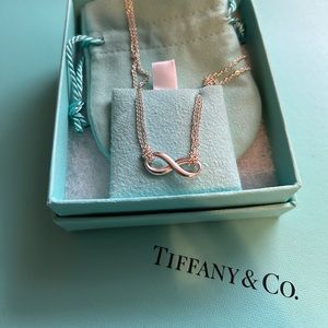 Tiffany & Co Sterling Silver Necklace From the Infinity Collection
